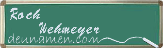 Roch Wehmeyer Visitenkarte